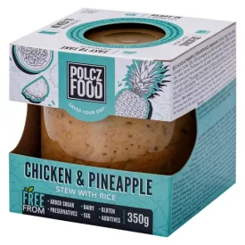 Chicken and Pineapple stew with rice
