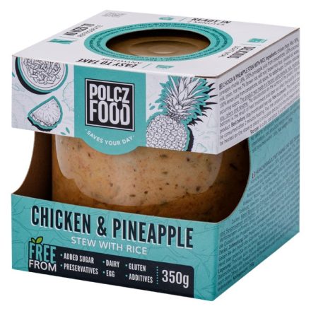 Chicken and Pineapple stew with rice