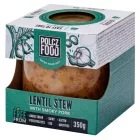 Lentil stew with smoked tray