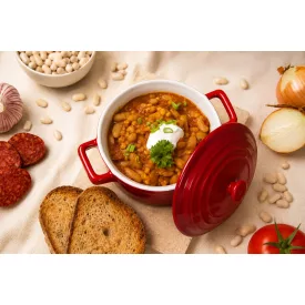 Bean stew with sausage